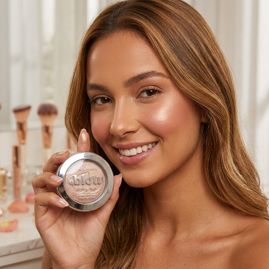 Blow Glowing Rules Baked Highlighter - Make Your Rules