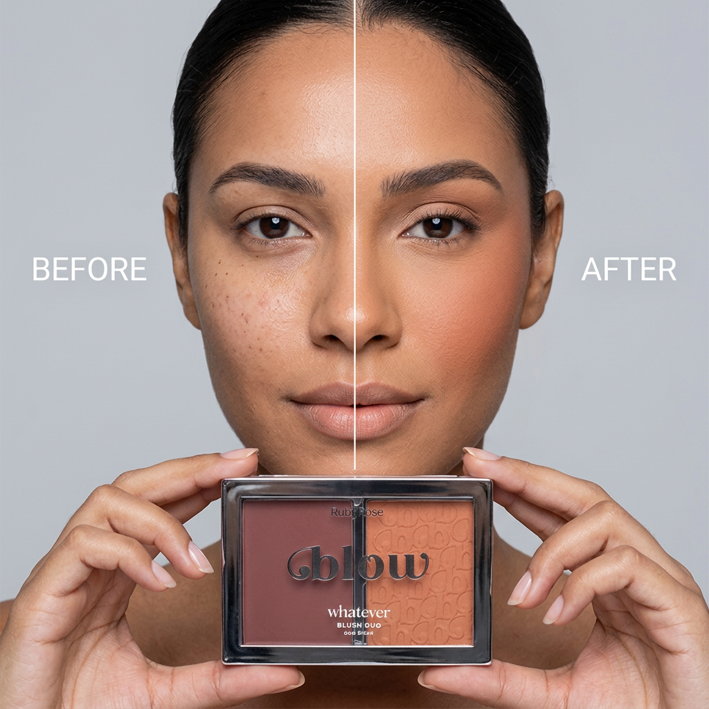 Blow Whatever Blush Duo - Morning Routine