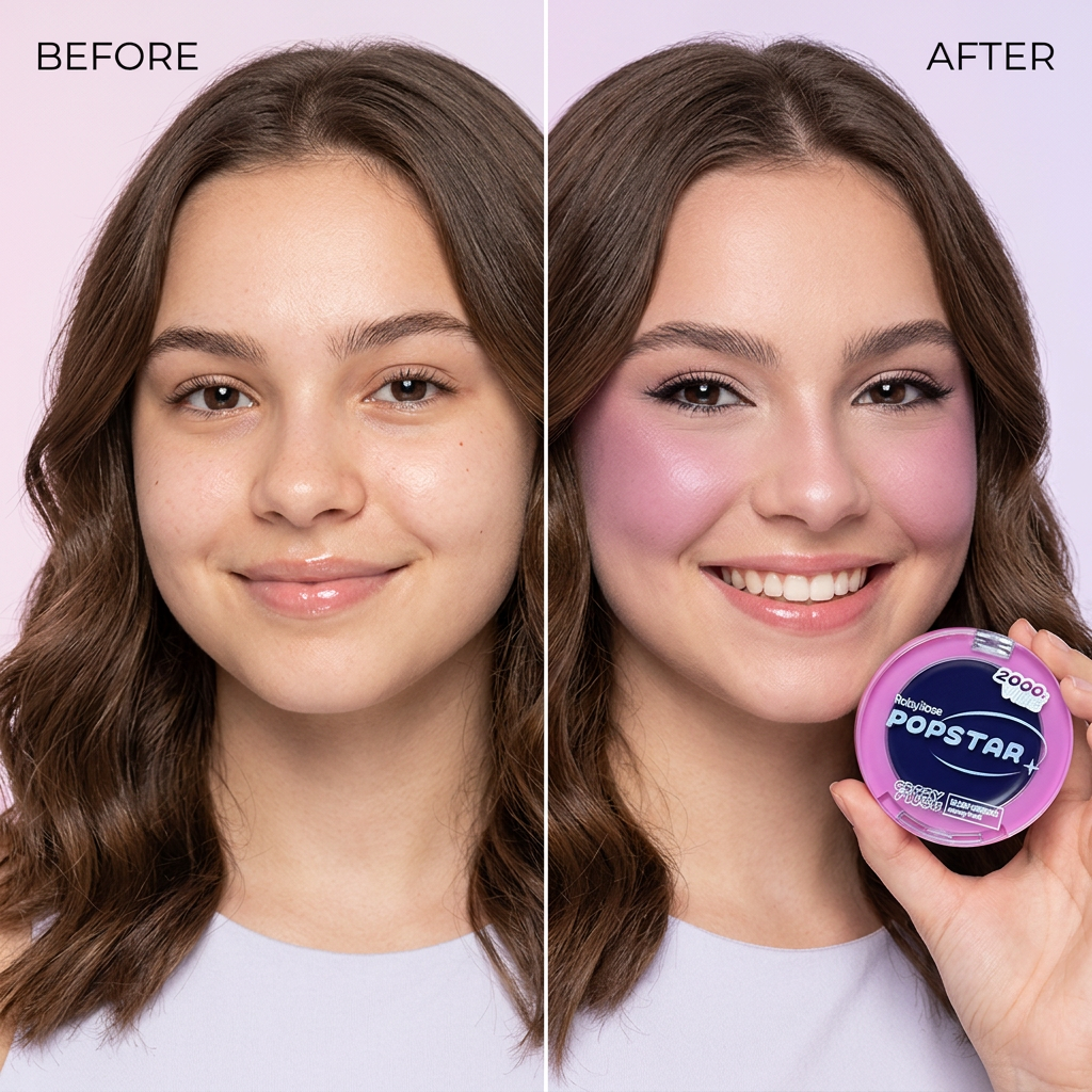 Popstar Crazy Flush Creamy Blush - Fame