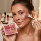 Blush & Shine Rose Gold Blush And Highlighter Palette