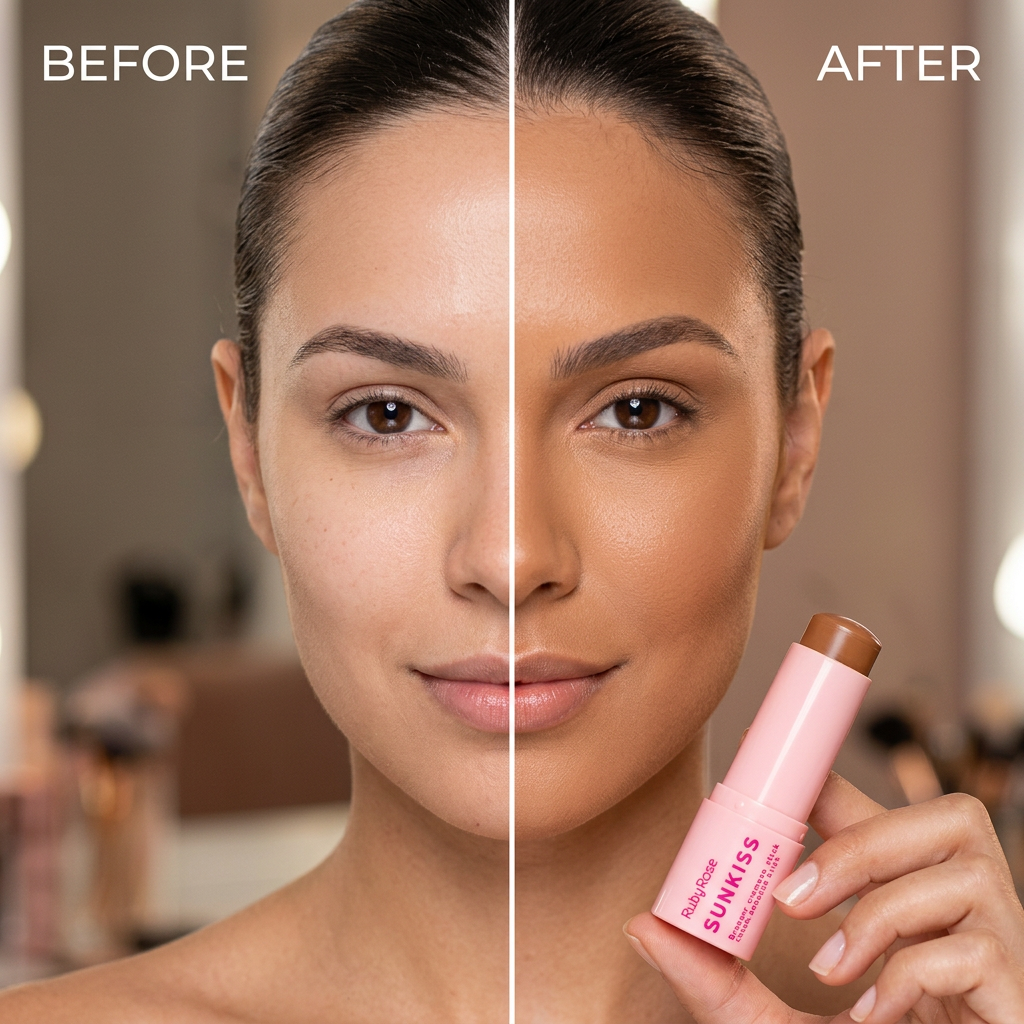 Sunkiss Cream Bronzer Stick - Sunlit Sand