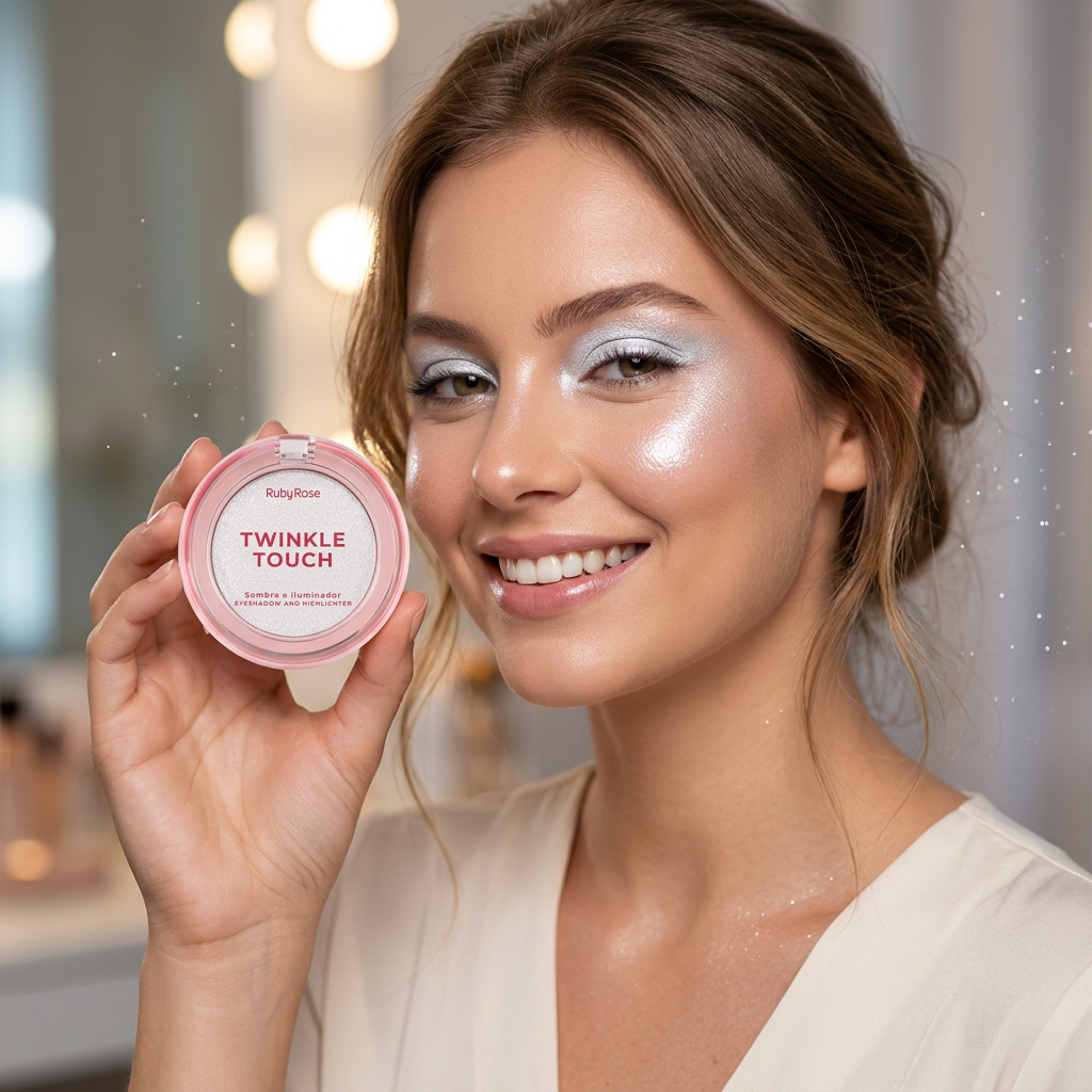 Twinkle Touch Eyeshadow And Highlighter - Ice Glow