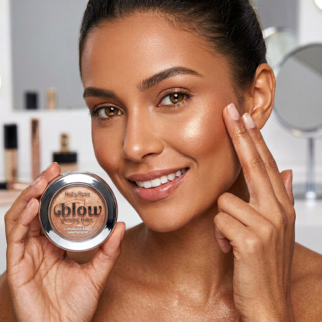 Blow Glowing Rules Baked Highlighter - Golden Boundaries