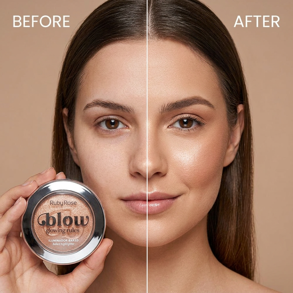 Blow Glowing Rules Baked Highlighter - Golden Boundaries