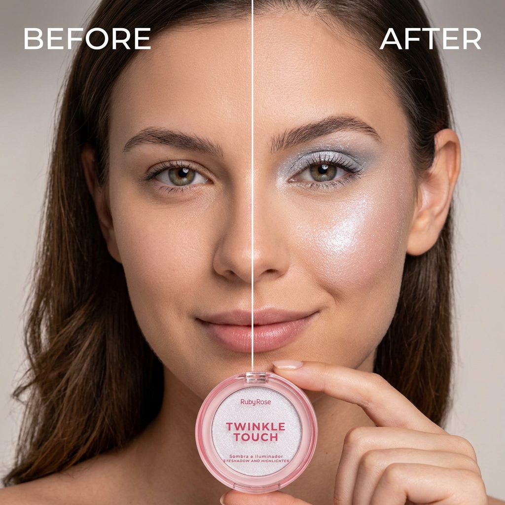Twinkle Touch Eyeshadow And Highlighter - Ice Glow