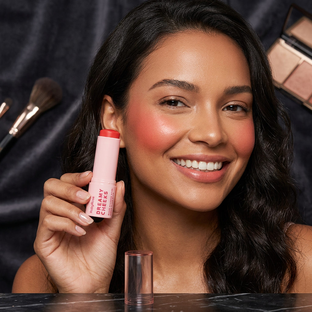 Dreamy Cheeks Cream Blush Stick - Solar Orange