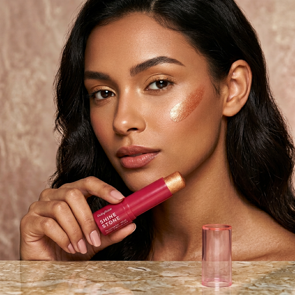Shine Stone Stick Highlighter - Carnelian Glow