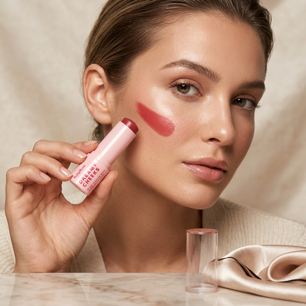 Dreamy Cheeks Cream Blush Stick - Frosted Rose