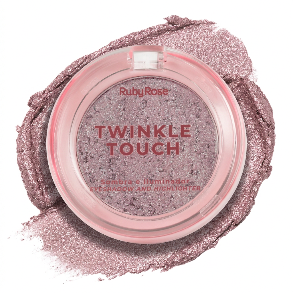 Twinkle Touch Eyeshadow And Highlighter - Pink Luster