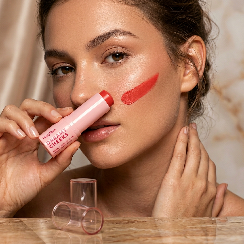Dreamy Cheeks Cream Blush Stick - Solar Orange