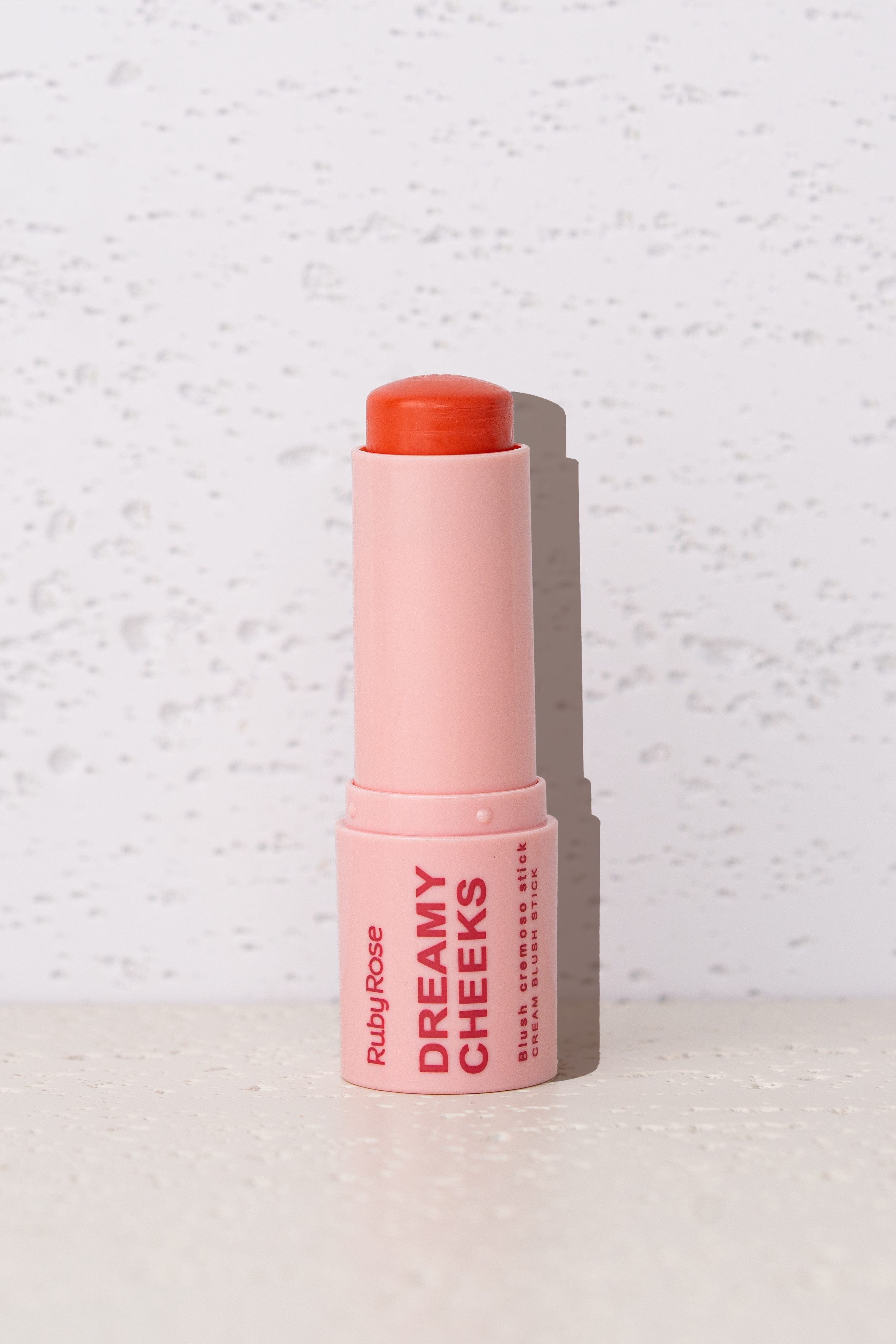 Ruby Rose Dreamy Cheeks Cream Blush Stick in Solar Orange