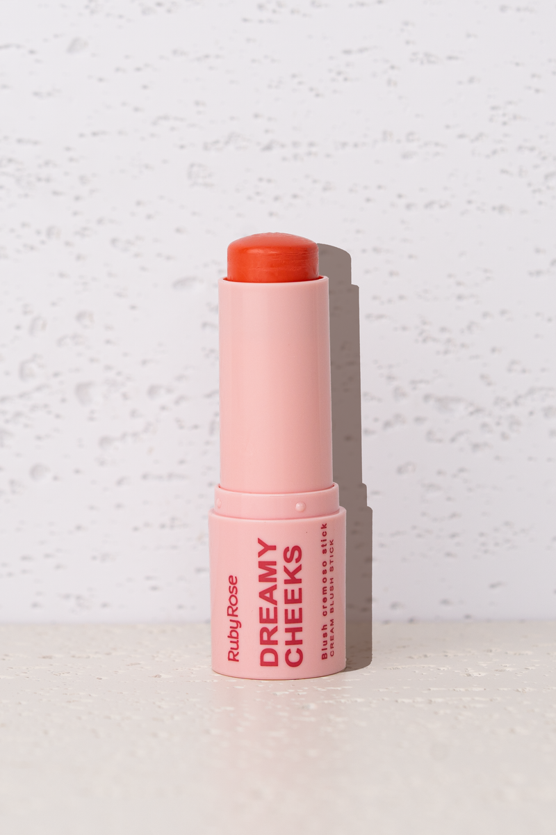 Ruby Rose Dreamy Cheeks Cream Blush Stick in Solar Orange