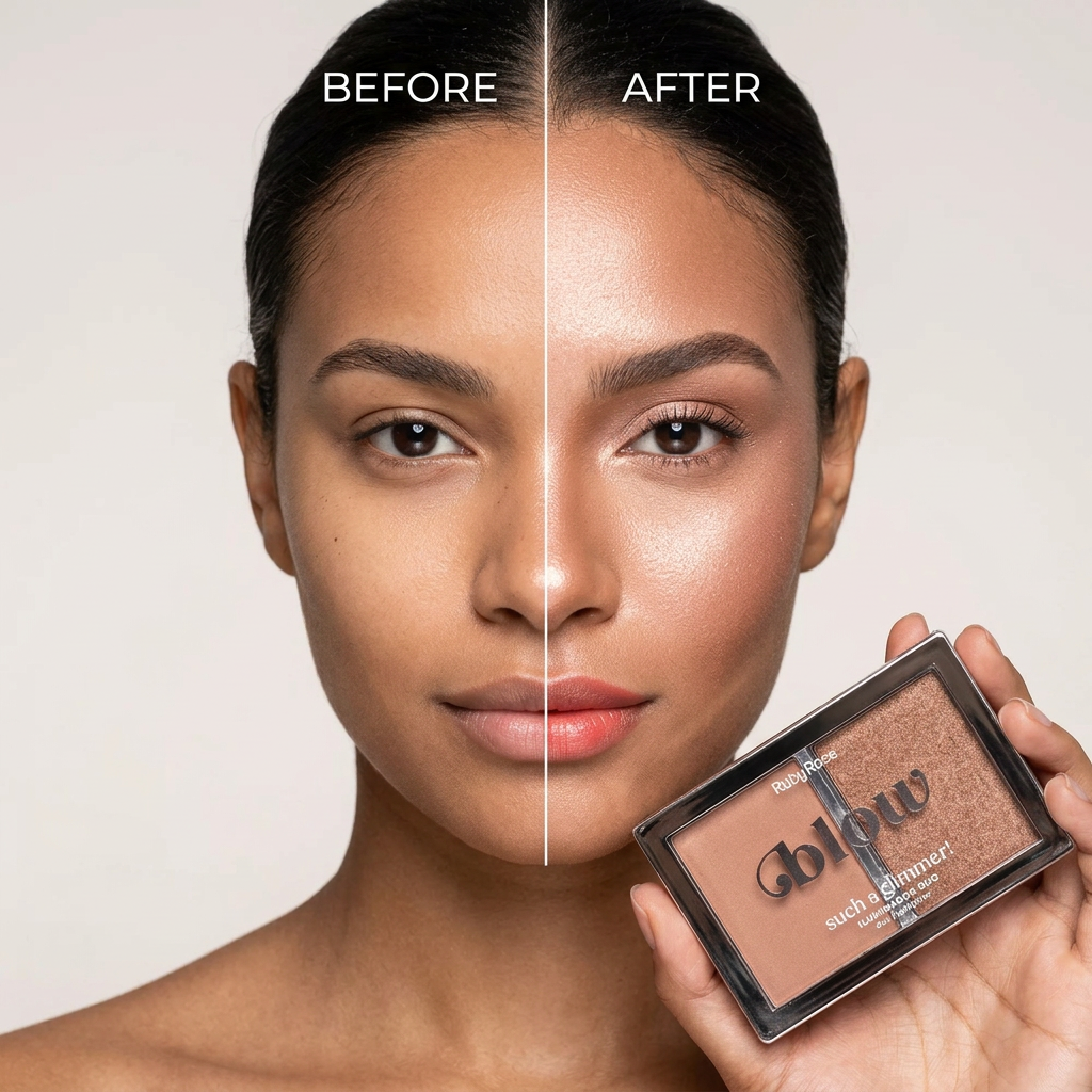 Blow Such A Glimmer! Duo Highlighter - Like A Gold Ring